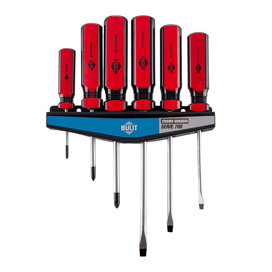 des 7 st 6 set de 6 destornilladores s