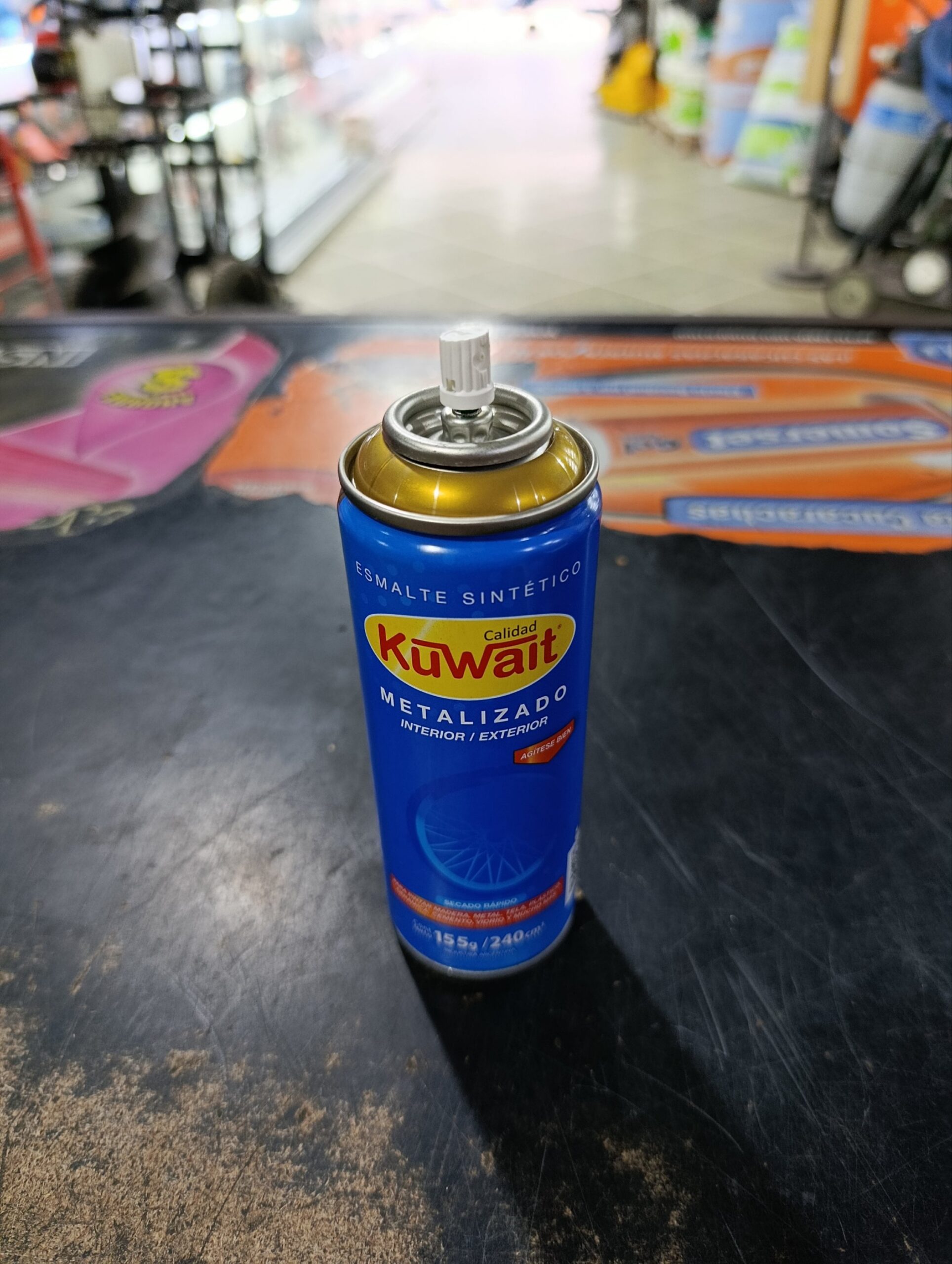 pintura aerosol kuwait *metalizado* 240cc **oro