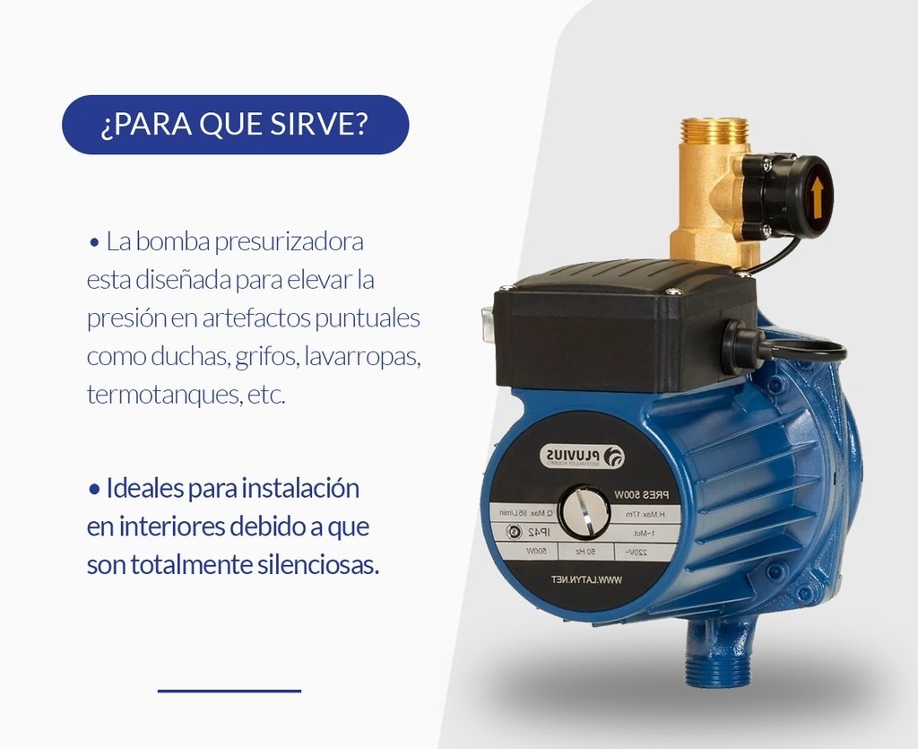 ds bomba presurizadora pres 500w [pluvius] simil sfl14