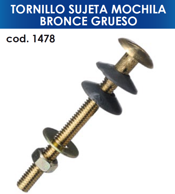 1478 TORNILLO SUJETA MOCHILA BCE GRUESO 1478