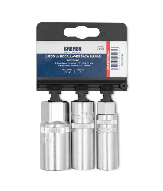 bocallave sacabujia jgo 3 pz bremen br7160