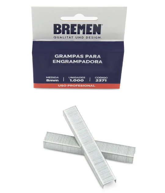 grampa p/engrampadora manual liviana 8 mm bremen br2371