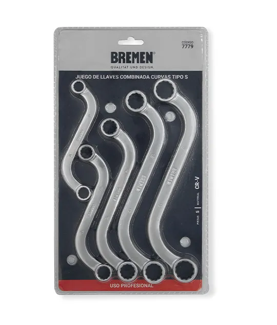 llave combinada curva jgo 5 pz mm bremen br7779