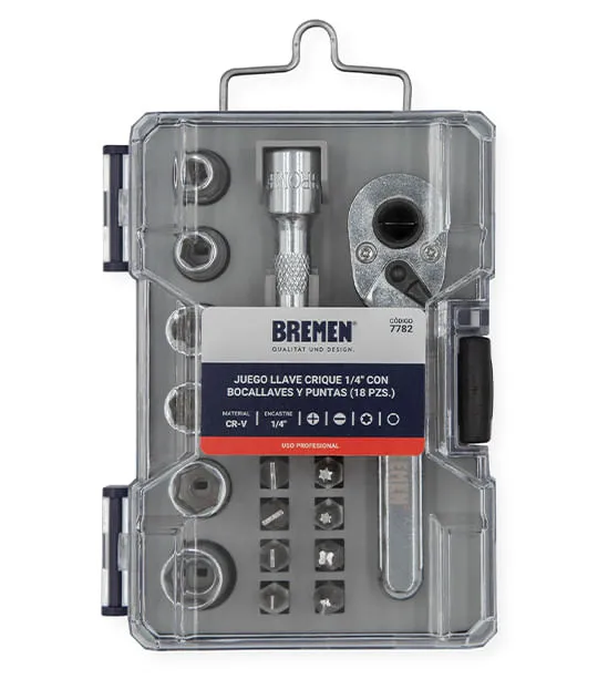 llave crique enc 1/4 jgo 18 pz bremen br7782