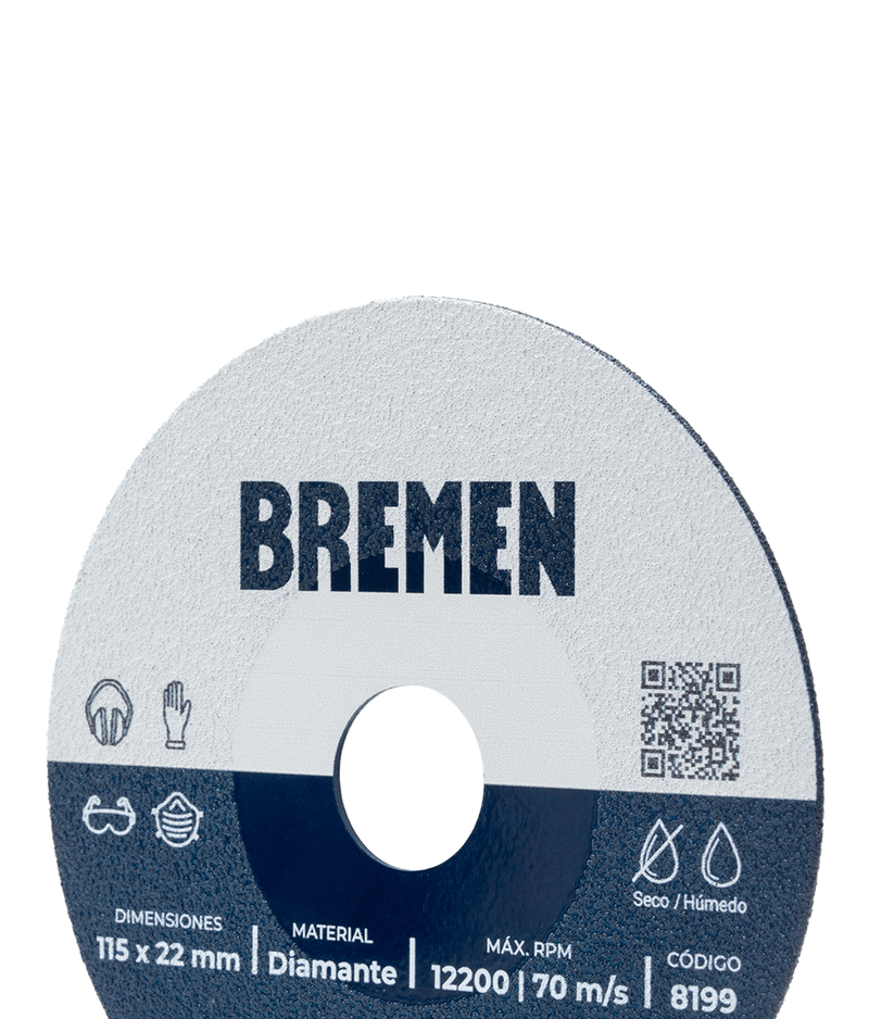 disco corte de vidrio 115mm bremen br8199 disco corte de vidrio 115mm bremen br8199