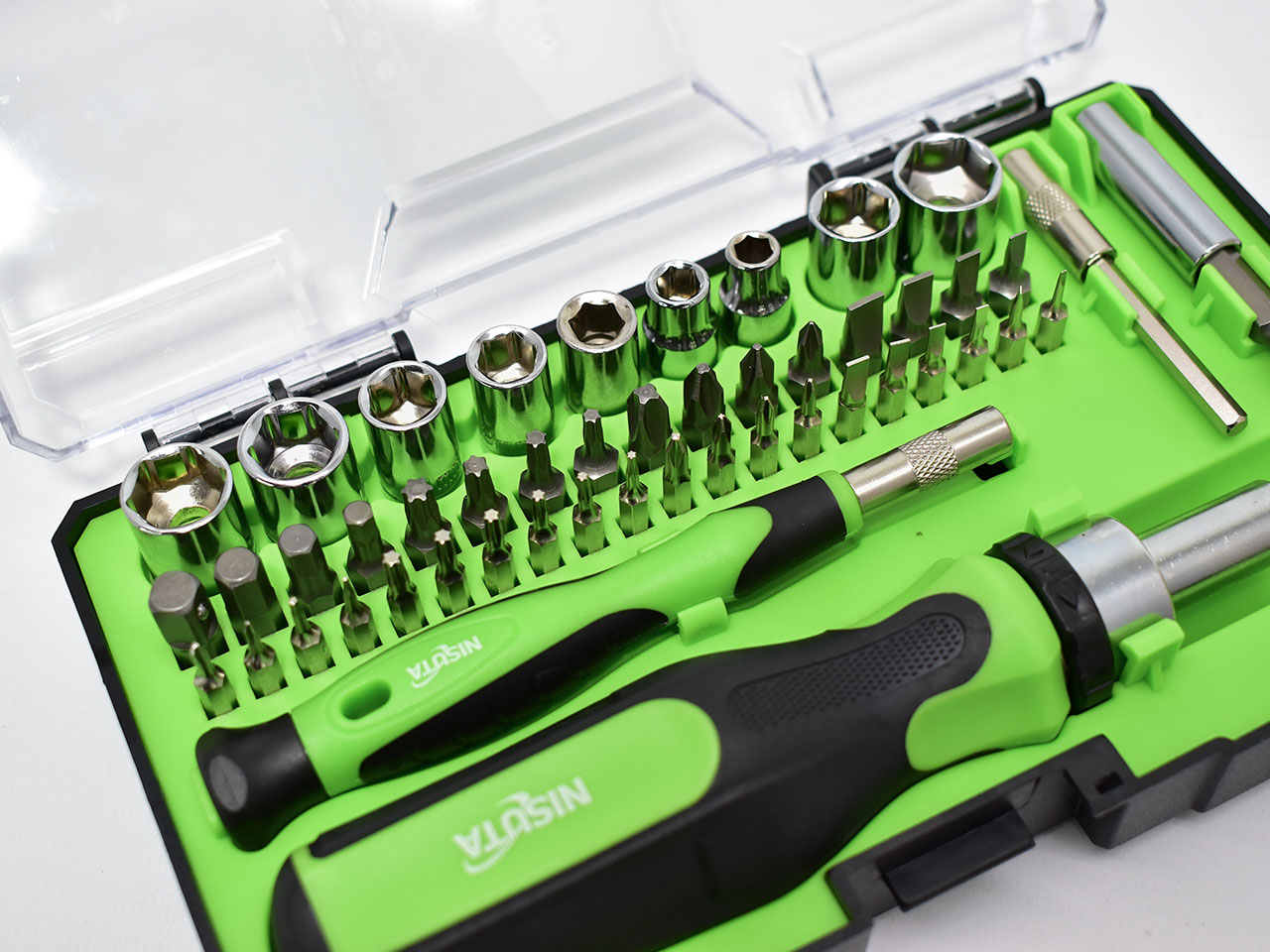 kit de destornilladores con puntas y tubos de 49 piezas nskd49 kit de destornilladores con puntas y tubos de 49 piezas nskd49