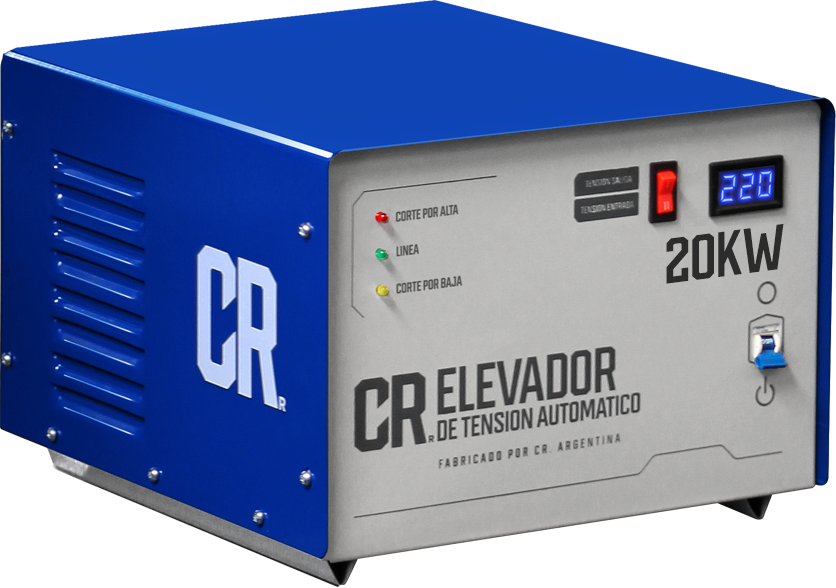 elevador de tension automatico microprecesado 20kw