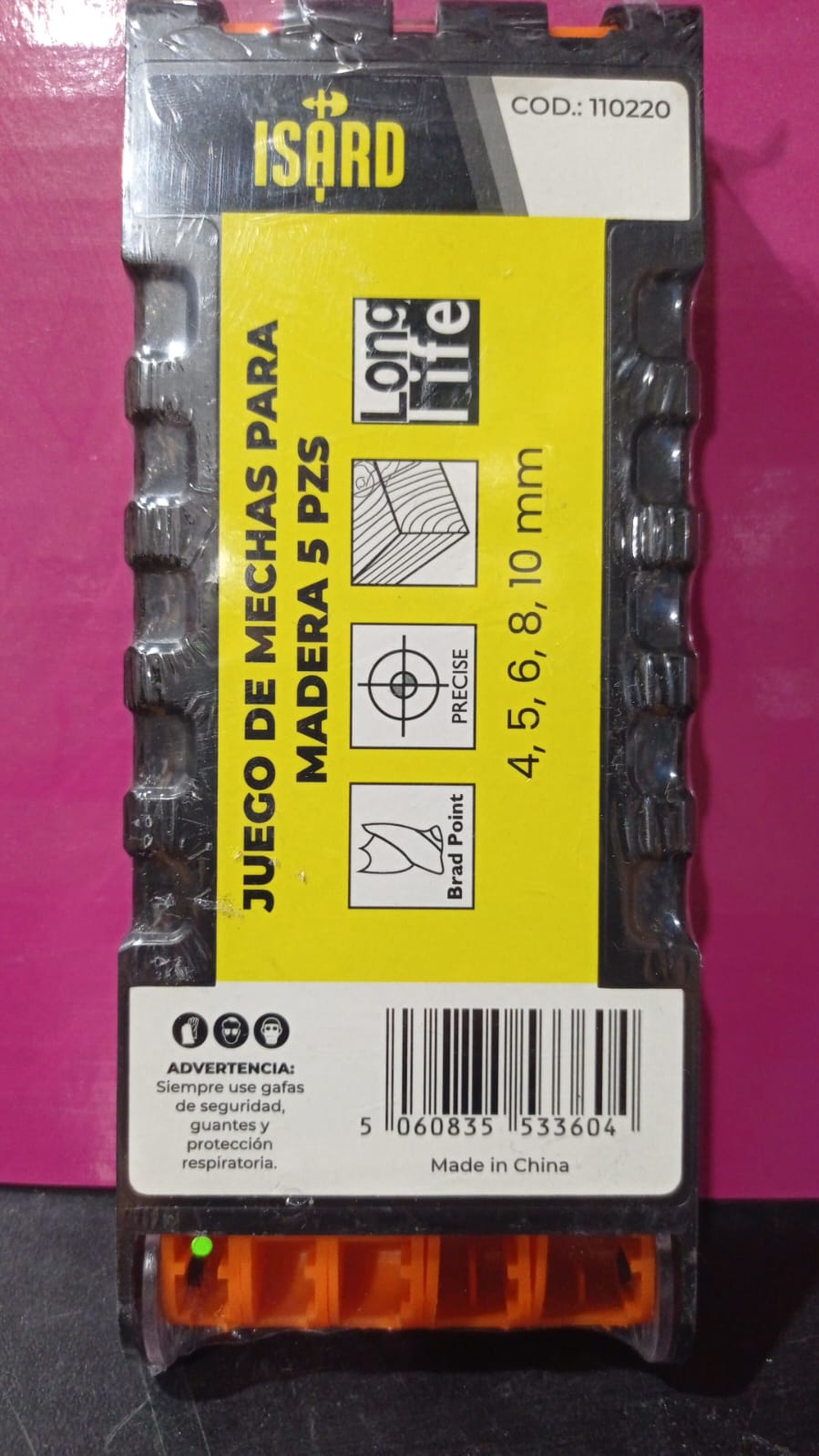 juego de mechas para madera isard 110220