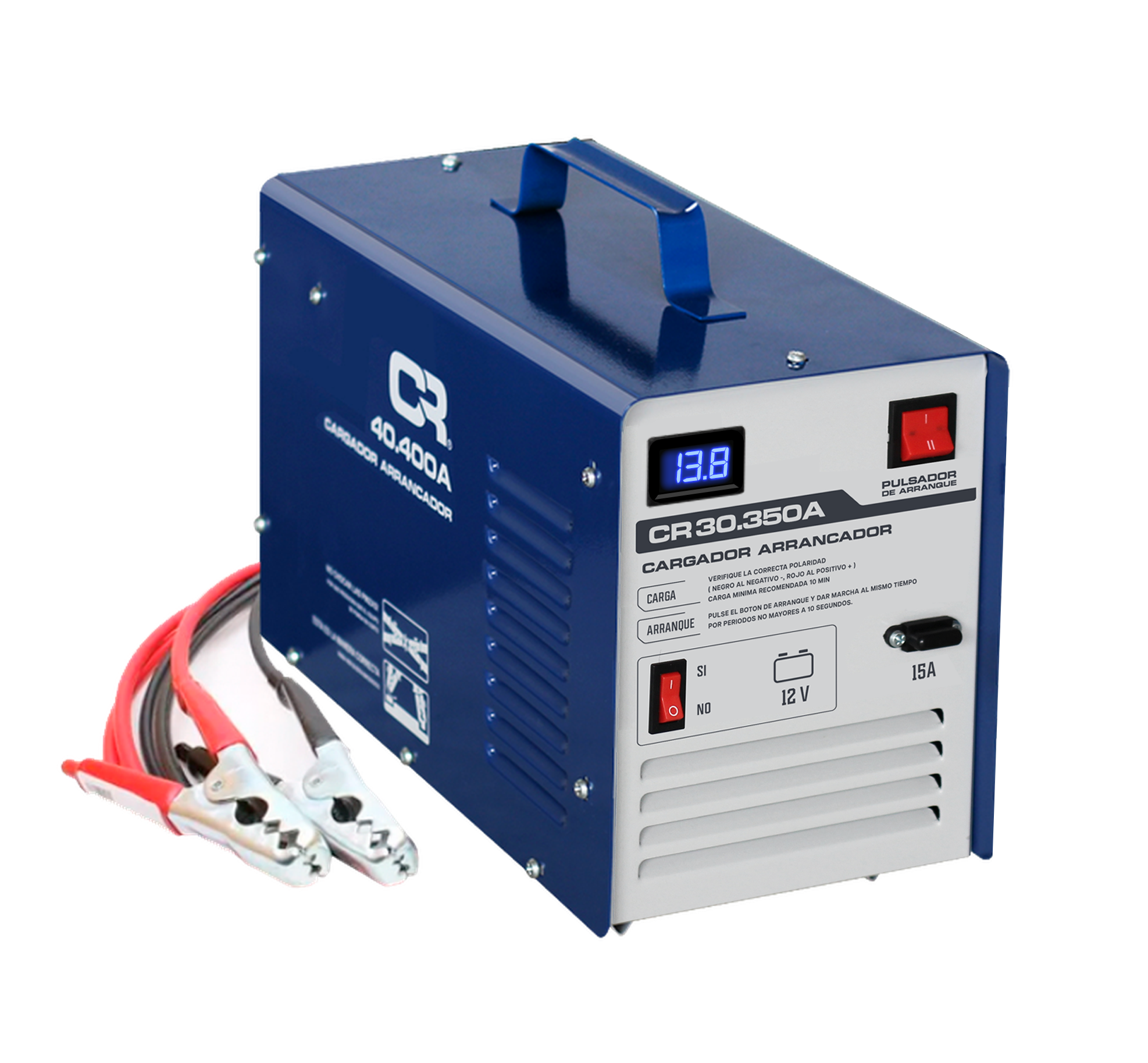 cargador arrancador 12v 30/350a