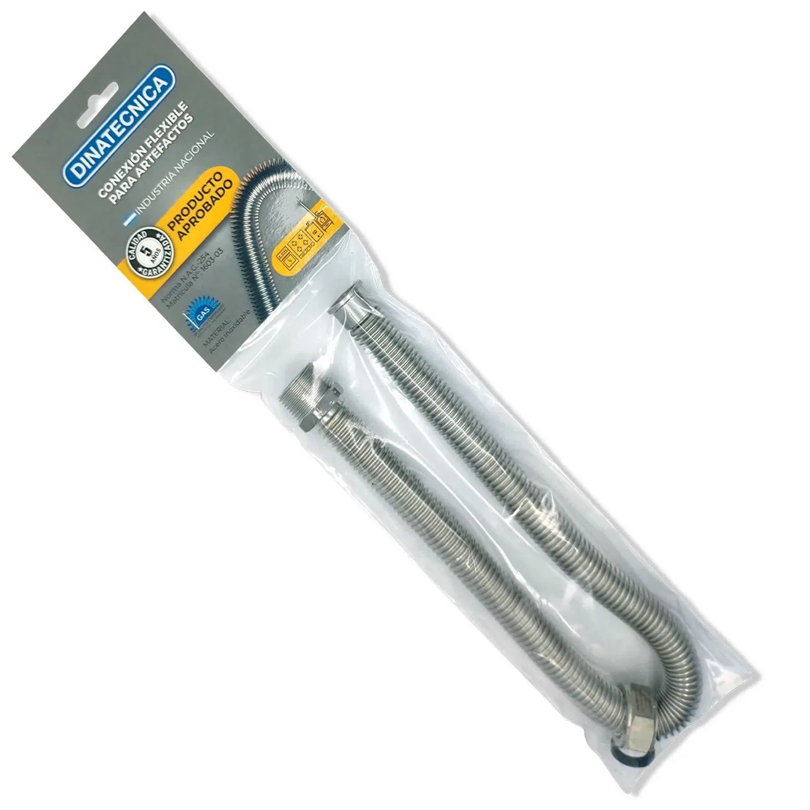 flex acero inox 1/2 x 30 gn