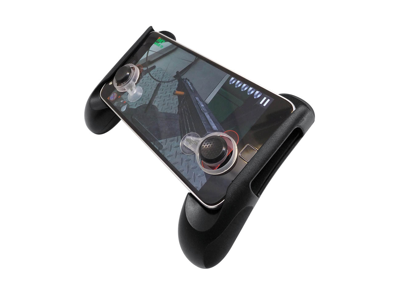 soporte plástico para celular con ventosas