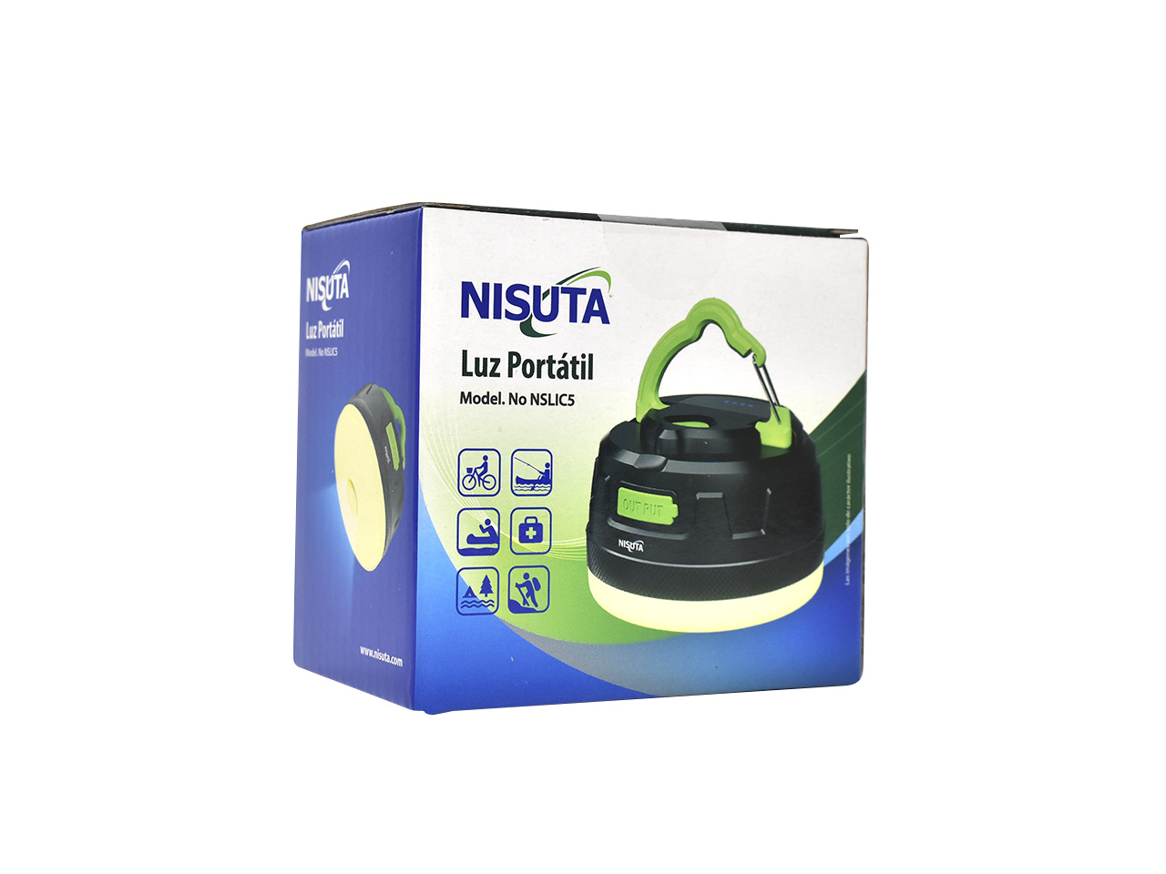 luz de emergencia recargable con power bank 5200mah nslic5 luz de emergencia recargable con power bank 5200mah nslic5
