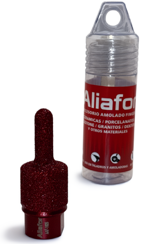 aliafor accesorio de amolado finger de 10 y 25mm