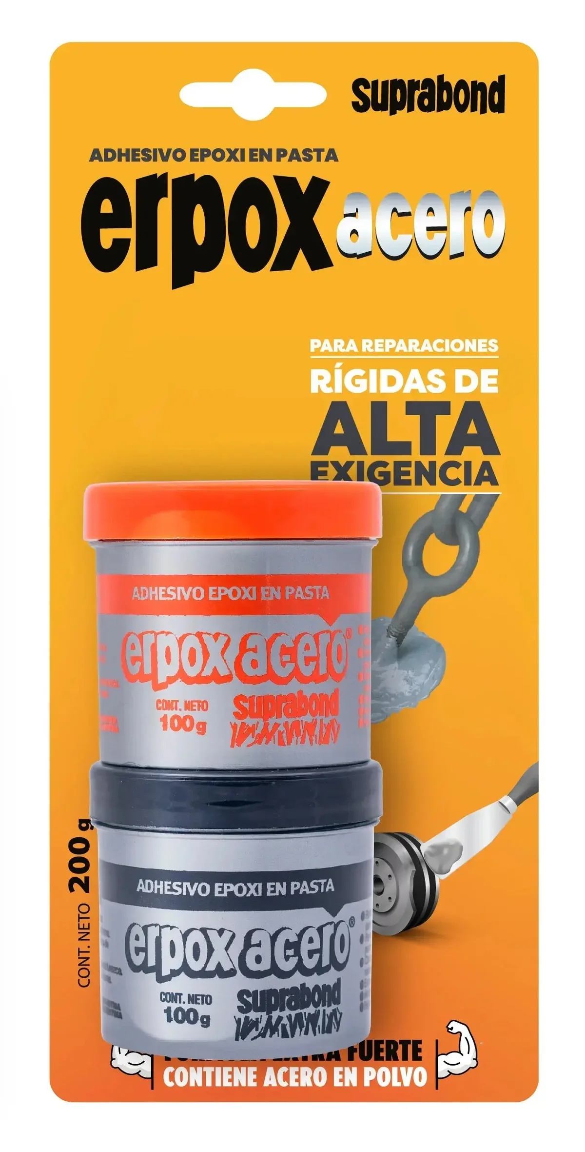 EX A ERPOX ACERO JUEGO POTES - 200 G. ex a erpox acero juego potes 200 g.