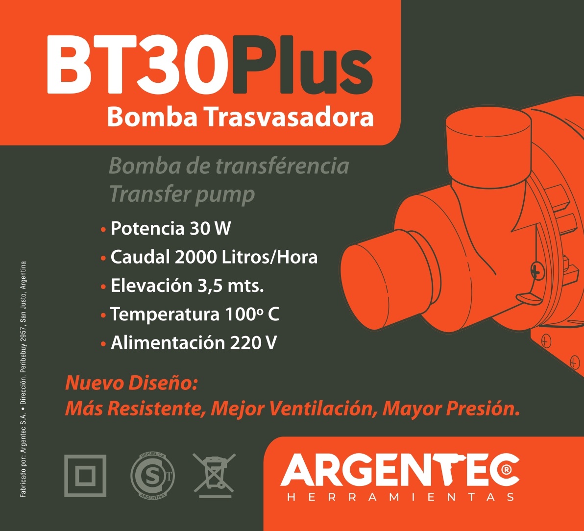 argentec bomba 30w plus bt30plus