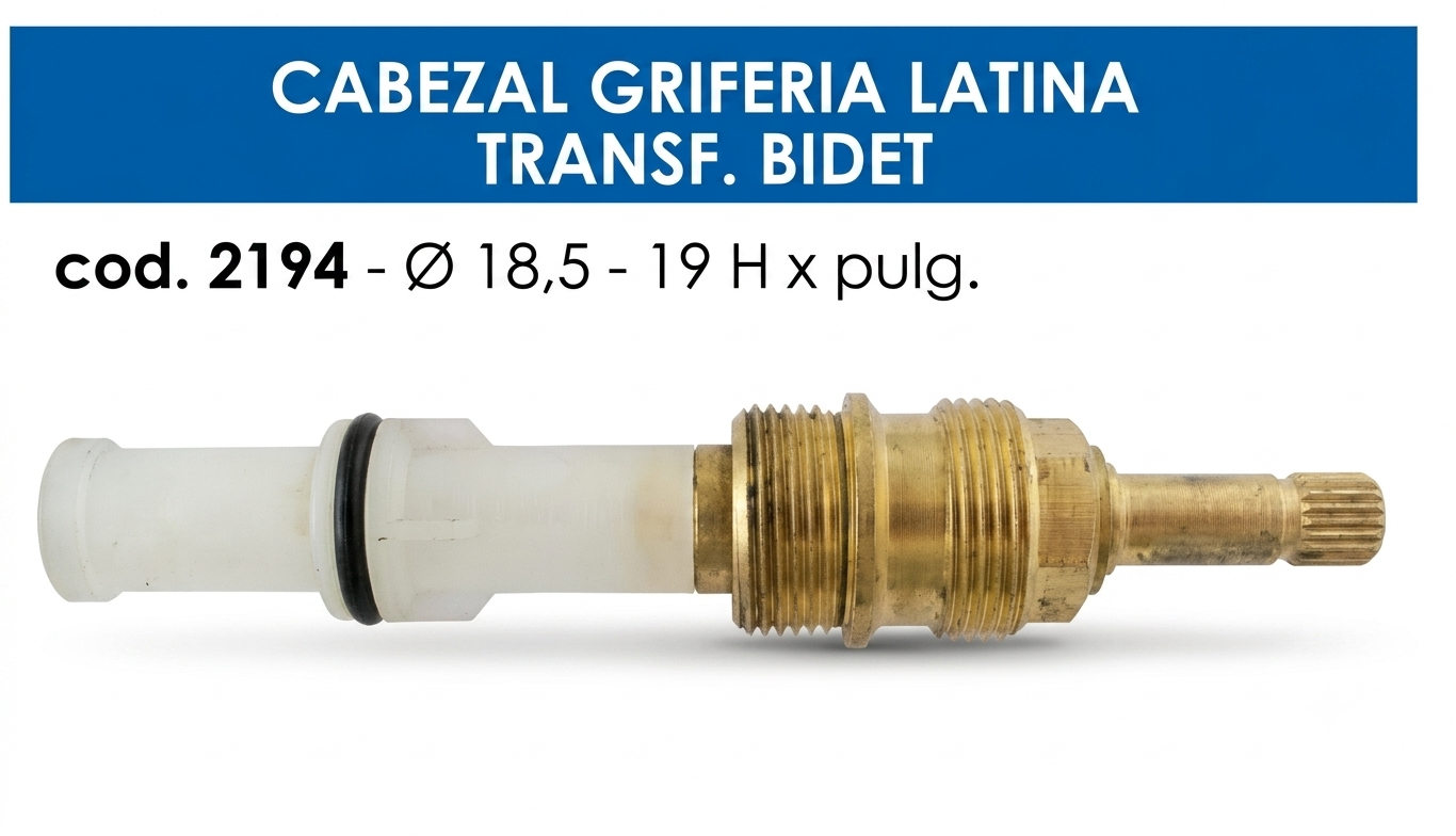 2194 cabezal griferia latina transferencia bidet