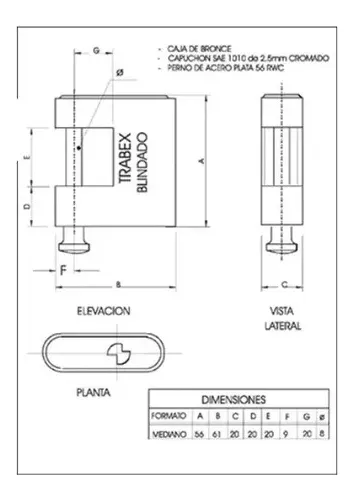 candado blindado grande