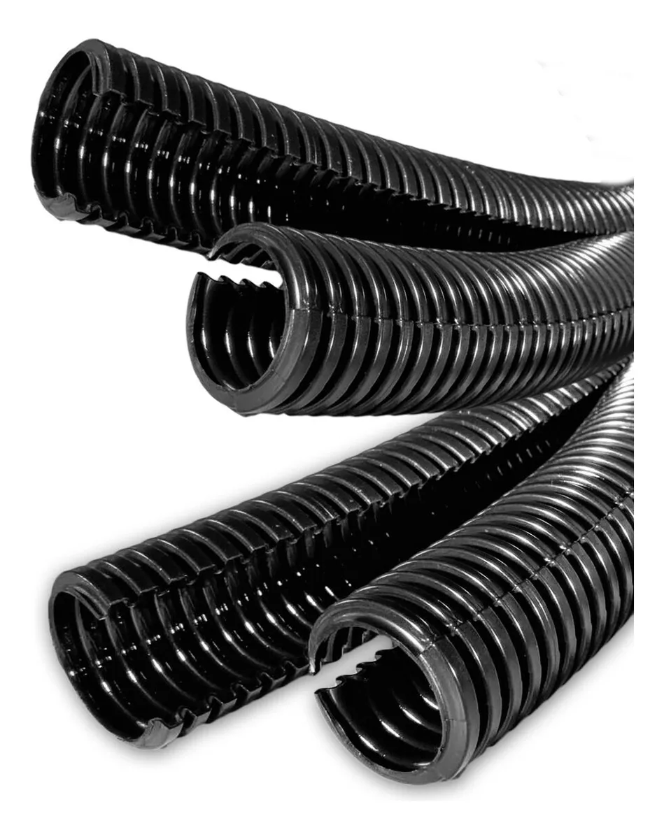 caÑo corrugado con abertura 6.4mm x metro