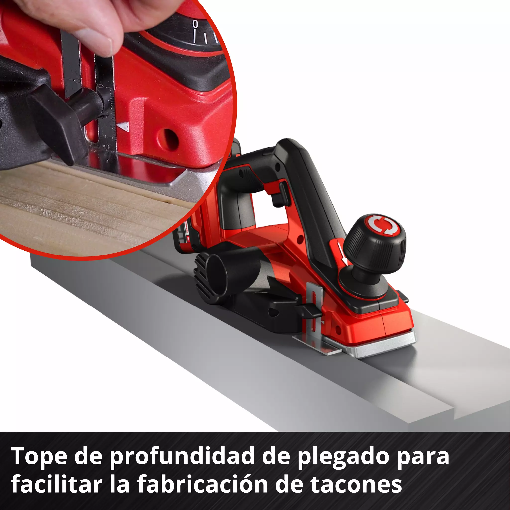 einhell cepillo inalambrico 18v solo te pl 18/82 li solo