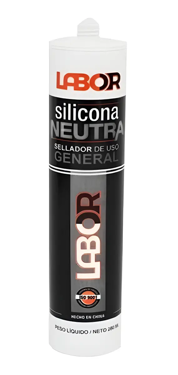 pr sellador silicona neutra negra labor 280 ml