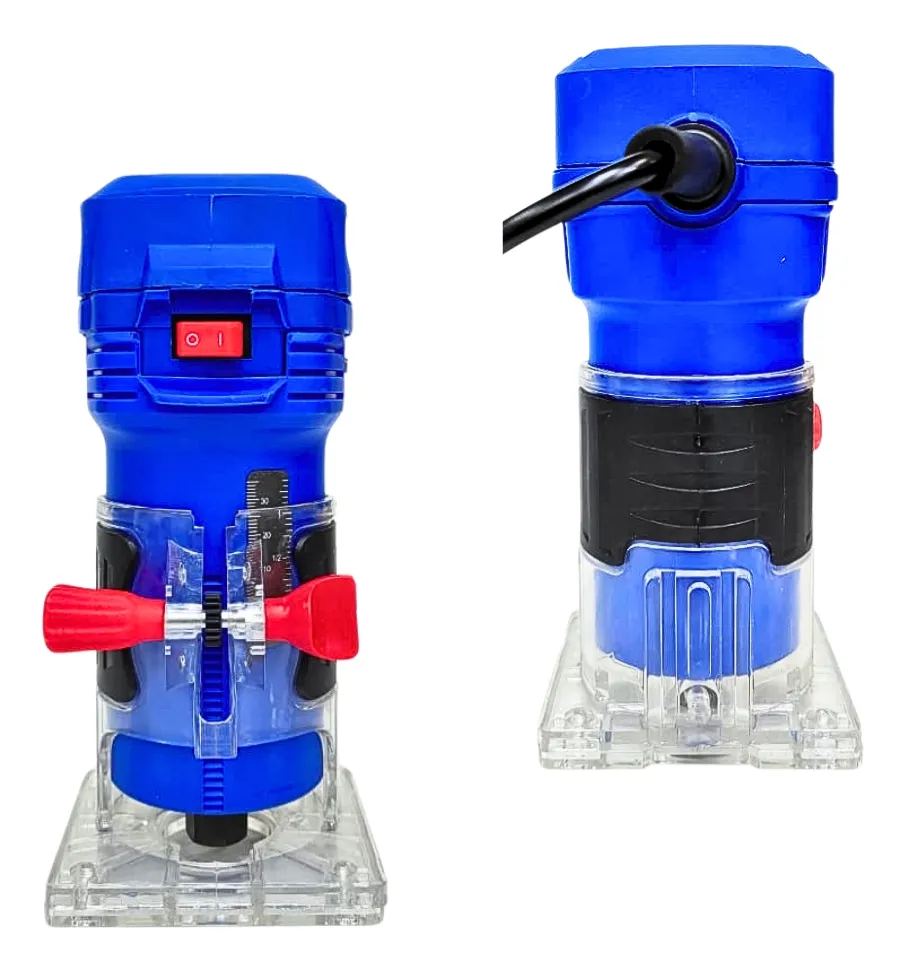 kt fresadora router de mano 550w enc 1/4 3000rpm