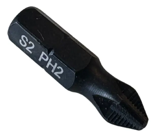ph2 x 25mm caja 20 puntas atornilladoras phillips alto impacto