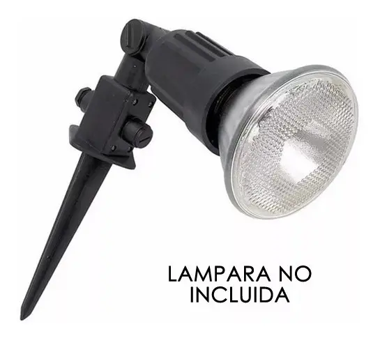 artef jabalina jardin 1xe27 par38 c puntal negro