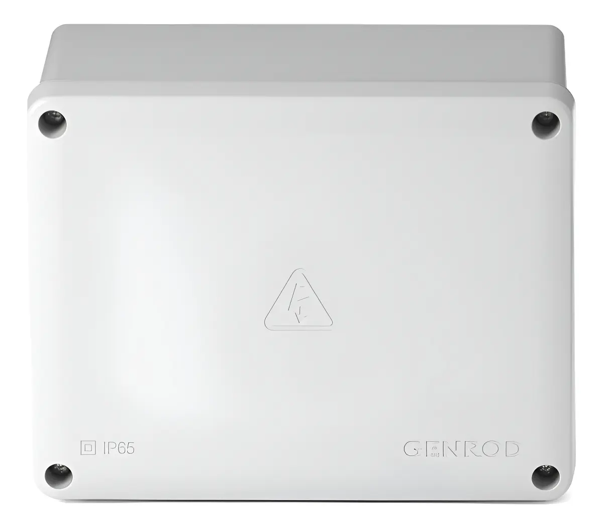 caja paso 210a x 210h x 110p color blanco / gris