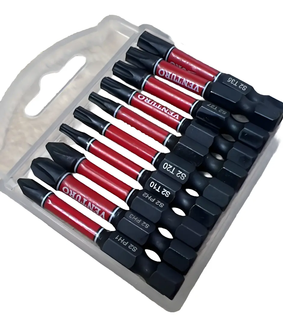 aliafor caja x 10 puntas atorn. surtidas alto imp. x 50mm "venturo"