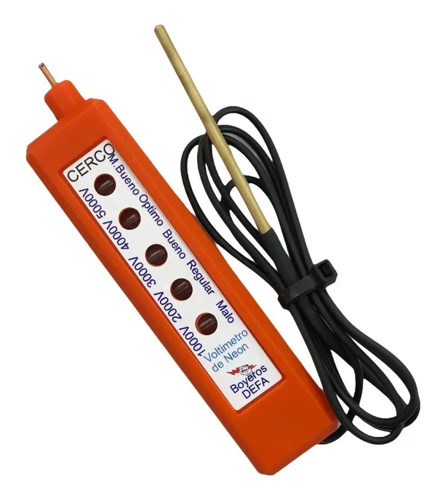 voltimetro de 5 luces p/electr.