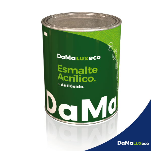 DAMALUX "ECO" ESMALTE AL AGUA BLANCO X 1 LT damalux "eco" esmalte al agua blanco x 1 lt