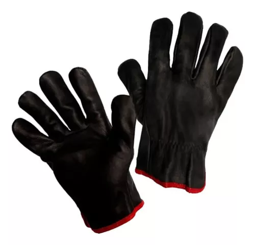 guantes de cuero medio paseo