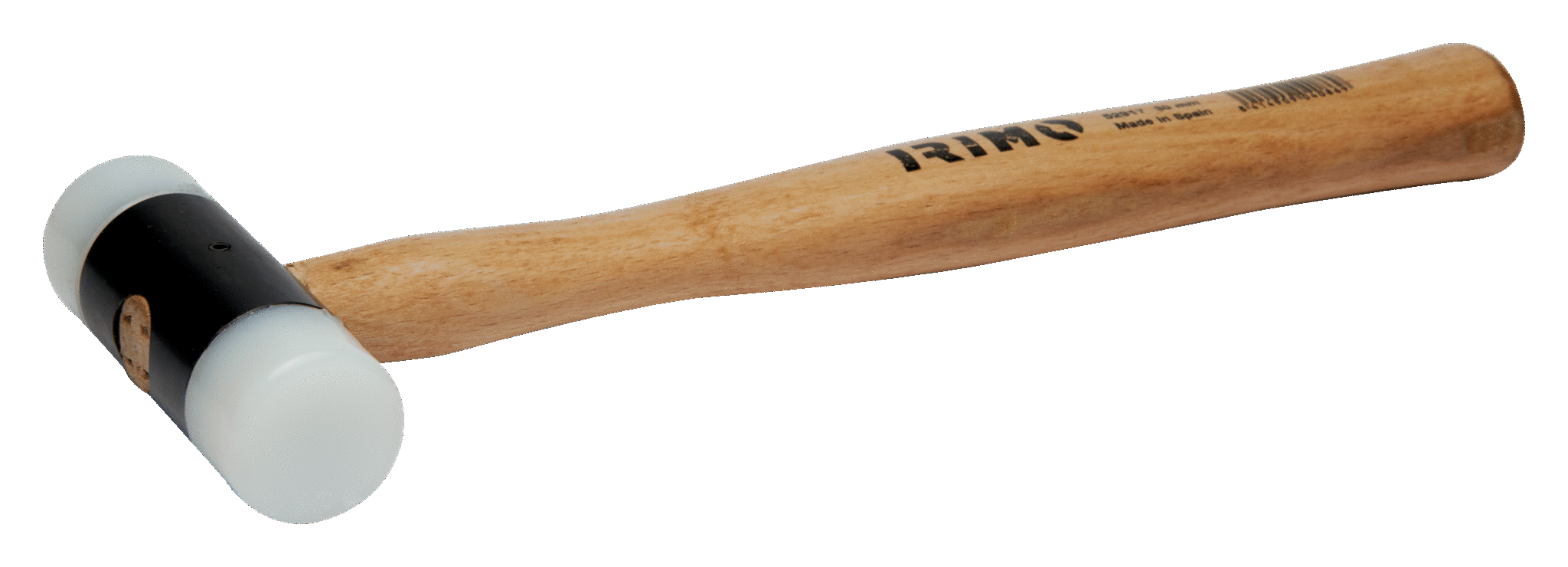 martillo con boca de nylon 35 mm mango madera
