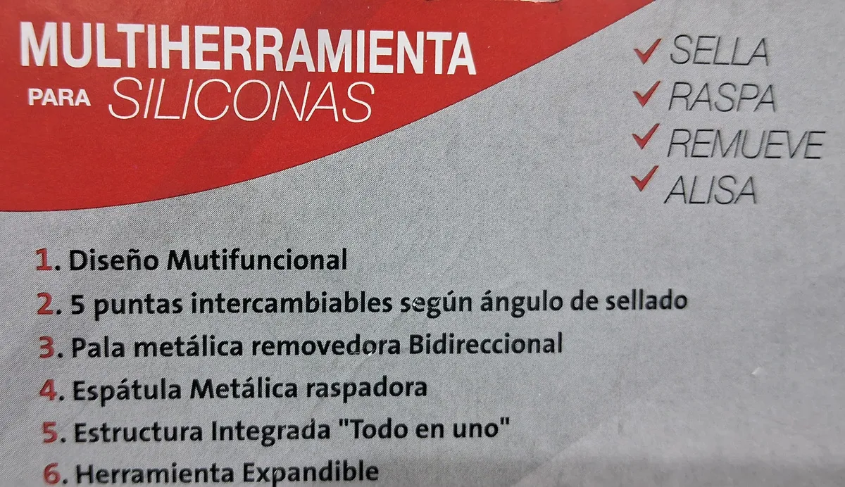 multiherramienta p/aplicar silicona raptor