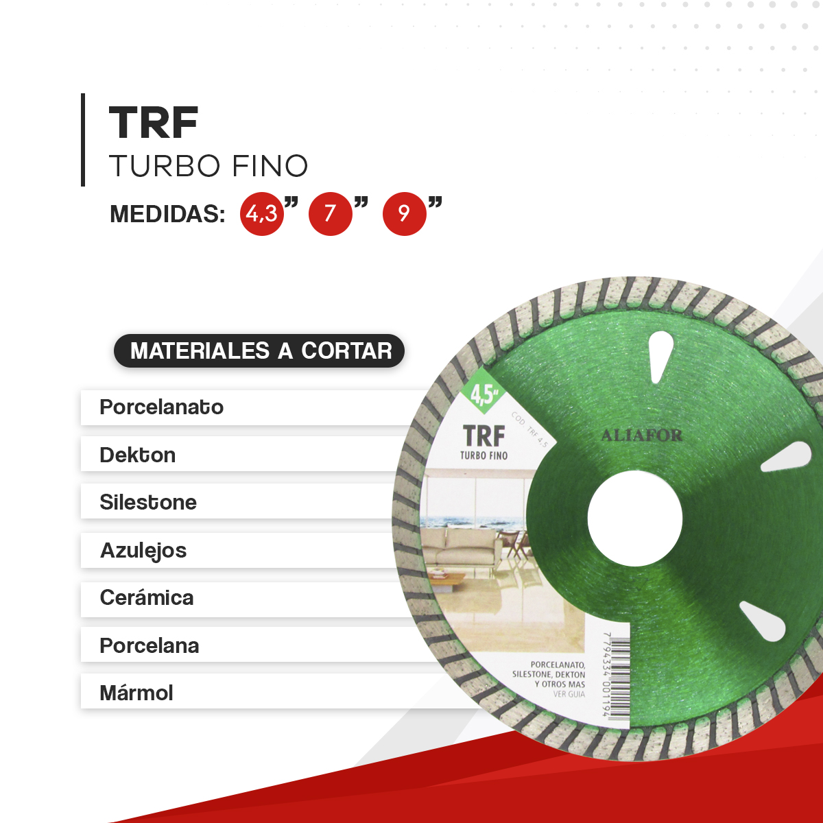 aliafor turbo fino Ø 4.5"