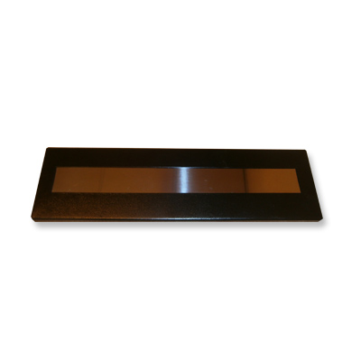 vgm pasacarta chapa negro 36*10 c/tapa acero inox