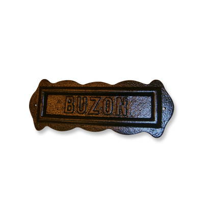 vgm pasacarta bronce pulido 26.5*7.5 c/tapa bronce pulido
