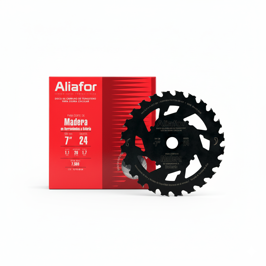aliafor disco madera p/maq. a bat. 184 x 1.7 x 1.1 x 24t