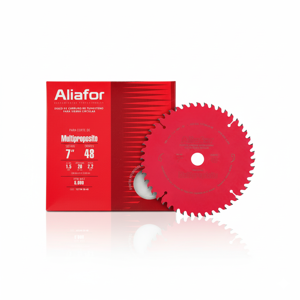 aliafor disco aluminio y madera 180 x 2.2 x 1.5 x 48t + buje