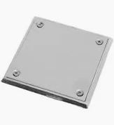 rejilla acero inox. 12x12 ciega