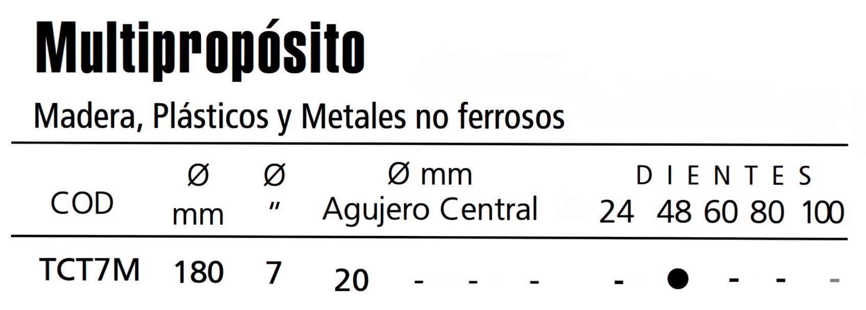 aliafor disco aluminio y madera 180 x 2.2 x 1.5 x 48t + buje